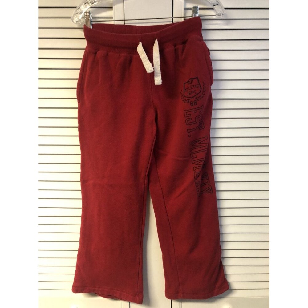 Gap Size 10 Red Wide Leg Bottom Sweats